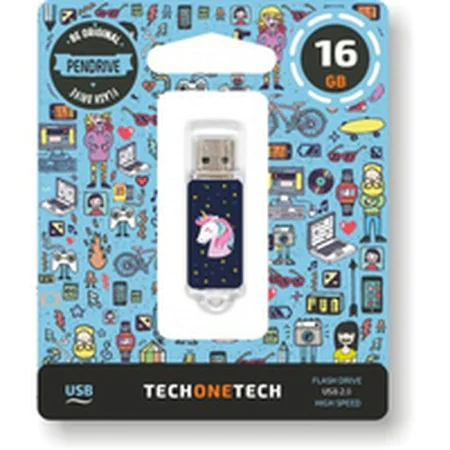 Memoria USB Tech One Tech TEC4012-16 16 GB de Tech One Tech, Memorias USB - Ref: S9907708, Precio: 7,71 €, Descuento: %