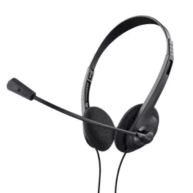 Casques avec Microphone Trust 24659 Noir de Trust, Écouteurs avec microphones - Réf : S9907966, Prix : 7,36 €, Remise : %