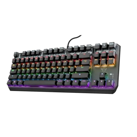 Gaming Tastatur Trust 24407 Schwarz Qwerty Spanisch von Trust, Tastaturen - Ref: S9908130, Preis: 48,07 €, Rabatt: %