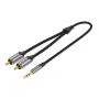 Câble Audio Jack vers RCA Vention BCNBF 1 m de Vention, Câbles - Réf : S9908391, Prix : 4,84 €, Remise : %