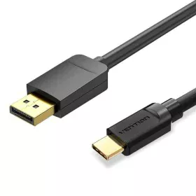 Adattatore USB-C con DisplayPort Vention CGYBF Nero 1 m di Vention, Cavi DisplayPort - Rif: S9908420, Prezzo: 10,07 €, Sconto: %