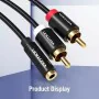 Audio Jack to RCA Cable Vention VAB-R01-B100 1 m by Vention, Cables - Ref: S9908778, Price: 4,01 €, Discount: %