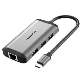 Hub USB Vention CNCHB Noir Gris de Vention, Hubs USB - Réf : S9908874, Prix : 27,58 €, Remise : %