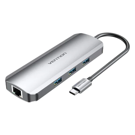 Hub USB Vention TOLHB 100 W Argenté de Vention, Hubs USB - Réf : S9908890, Prix : 37,87 €, Remise : %