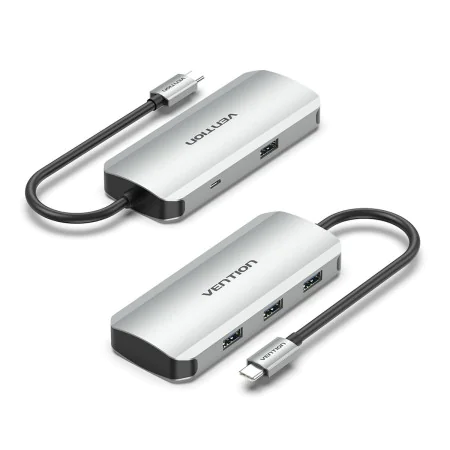 Hub USB Vention TNAHB Gris de Vention, Hubs de red - Ref: S9908913, Precio: 12,27 €, Descuento: %