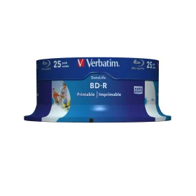 Printable Blu-Ray BD-R Verbatim 43811 25 Units by Verbatim, Storage consumables - Ref: S9908964, Price: 31,79 €, Discount: %