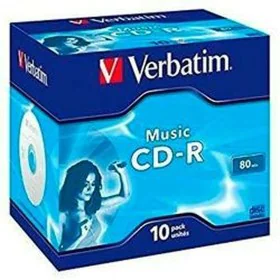 CD-R Verbatim Music CD-R 700 MB Nero (10 Unità) di Verbatim, Consumabili di archiviazione - Rif: S9908972, Prezzo: 13,99 €, S...