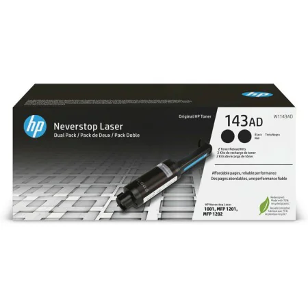 Toner HP HPW1143AD Schwarz (2 Stück) von HP, Toner und Druckertinte - Ref: S9909003, Preis: 42,24 €, Rabatt: %