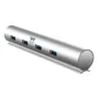 Hub USB Woxter PE26-142 Branco Prateado Alumínio (1 Unidade) de Woxter, Hubs de rede - Ref: S9909143, Preço: 25,34 €, Descont...