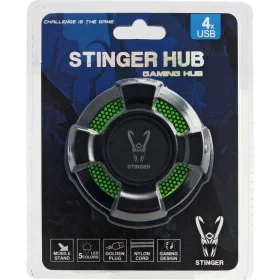 Hub USB Woxter GM26-035 Vert Noir/Vert de Woxter, Hubs de réseau - Réf : S9909144, Prix : 11,97 €, Remise : %