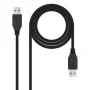 USB 3.0 A to USB A Cable NANOCABLE 10.01.1002-BK Black 2 m by NANOCABLE, USB Cables - Ref: S9909762, Price: 5,24 €, Discount: %