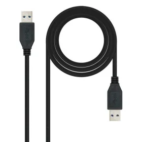 USB 3.0 A to USB A Cable NANOCABLE 10.01.1002-BK Black 2 m by NANOCABLE, USB Cables - Ref: S9909762, Price: 5,58 €, Discount: %