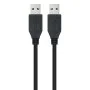 USB 3.0 A to USB A Cable NANOCABLE 10.01.1002-BK Black 2 m by NANOCABLE, USB Cables - Ref: S9909762, Price: 5,24 €, Discount: %