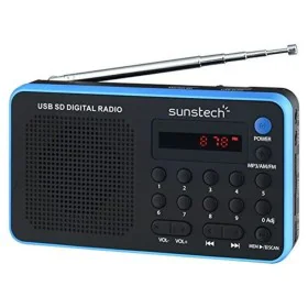 Radio transistor Sunstech RPDS32BL de Sunstech, Radios, Lecteurs CD et MP3 - Réf : S9909827, Prix : 20,86 €, Remise : %