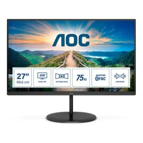 Écran AOC Q27V4EA 27" 2K 75 Hz de AOC, Ecrans PC - Réf : S9910044, Prix : 193,03 €, Remise : %