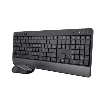 clavier et souris Trust Trezo Noir Espagnol Qwerty de Trust, Ensembles Clavier et Souris - Réf : S9910546, Prix : 38,96 €, Re...