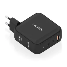 Wall Charger Aisens ASCH-140W3P031-BK 140 W Black (1 Unit) by Aisens, Chargers - Ref: S9910640, Price: 50,31 €, Discount: %