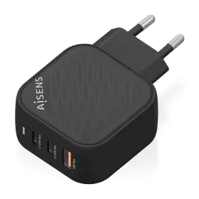 Wall Charger Aisens ASCH-65W3P027-BK Black 65 W (1 Unit) by Aisens, Chargers - Ref: S9910648, Price: 23,04 €, Discount: %