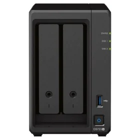 Memorizzazione in Rete NAS Synology DS723+ Nero AM4 Socket: AMD Ryzen™ AMD Ryzen R1600 di Synology, Archiviazione collegata a...