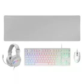 clavier et souris Mars Gaming MCPRGB3WES Blanc QWERTY de Mars Gaming, Ensembles Clavier et Souris - Réf : S9910868, Prix : 39...