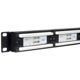 Patch Panel 24 Puertos UTP Categoría 6 Phasak PU 2420 de Phasak, Armarios y estanterías - Ref: S9910992, Precio: 25,14 €, Des...