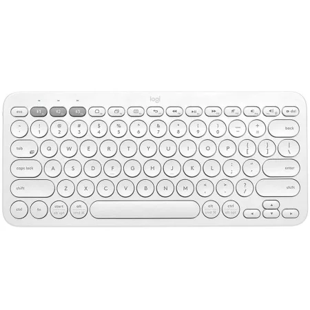 Clavier sans fil Logitech K380 Blanc de Logitech, Claviers numériques - Réf : S9911299, Prix : 52,14 €, Remise : %