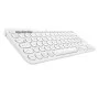 Clavier sans fil Logitech K380 Blanc de Logitech, Claviers numériques - Réf : S9911299, Prix : 52,14 €, Remise : %