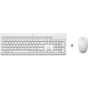 Clavier et souris sans fil HP 230 Blanc Espagnol Qwerty de HP, Ensembles Clavier et Souris - Réf : S9911757, Prix : 35,33 €, ...