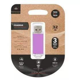 Clé USB Tech One Tech TEC3009-32 Pourpre 32 GB de Tech One Tech, Clés USB - Réf : S9911838, Prix : 5,93 €, Remise : %