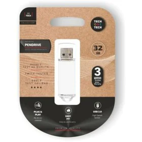 Clé USB Tech One Tech TEC3007-32 Blanc 32 GB de Tech One Tech, Clés USB - Réf : S9911839, Prix : 6,58 €, Remise : %