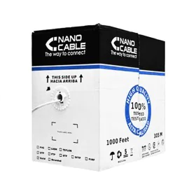 Cavo di Rete Rigido FTP Categoria 5e NANOCABLE 10.20.0704 305 m Grigio 305 m di NANOCABLE, Cavi Ethernet - Rif: S9912090, Pre...