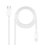 Cavo di Dati/Ricarica con USB NANOCABLE 10.10.0600 50 cm Bianco (1 Unità) di NANOCABLE, Cavi Lightning - Rif: S9912091, Prezz...