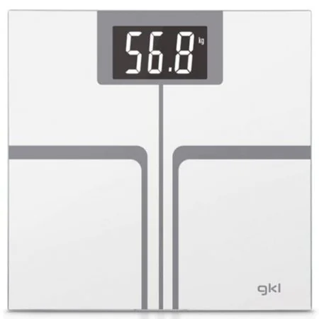 Balance Numérique de Salle de Bain GKL FITMAX WHITE 200 kg Blanc Polyester de GKL, Balances - Réf : S9912299, Prix : 24,60 €,...