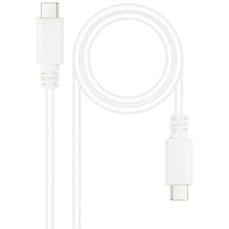 Cable USB NANOCABLE 10.01.2301-W 1 m (1 unidad) de NANOCABLE, Cables USB - Ref: S9912556, Precio: 3,64 €, Descuento: %