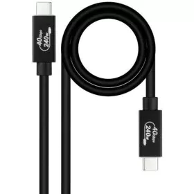 Cabo USB NANOCABLE 10.01.5001 Preto 1 m (1 Unidade) de NANOCABLE, Cabos USB - Ref: S9912557, Preço: 9,38 €, Desconto: %