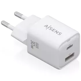 Chargeur mural Aisens ASCH-30W2P020-W Blanc 30 W (1 Unité) de Aisens, Chargeurs - Réf : S9912626, Prix : 10,20 €, Remise : %