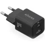 Cargador de Pared Aisens ASCH-30W2P021-BK Negro 30 W (1 unidad) de Aisens, Cargadores - Ref: S9912627, Precio: 9,79 €, Descue...