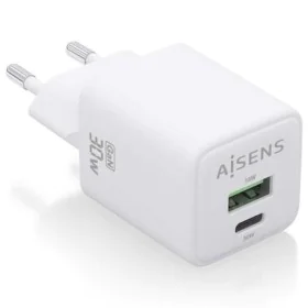 Cargador de Pared Aisens ASCH-30W2P037-W Blanco 30 W (1 unidad) de Aisens, Cargadores - Ref: S9912628, Precio: 9,51 €, Descue...