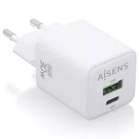 Carregador de Parede Aisens ASCH-30W2P037-W Branco 30 W (1 Unidade) de Aisens, Carregadores - Ref: S9912628, Preço: 9,51 €, D...