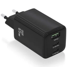 Wall Charger Aisens ASCH-65W3P042-BK Black 65 W (1 Unit) by Aisens, Chargers - Ref: S9912635, Price: 18,36 €, Discount: %