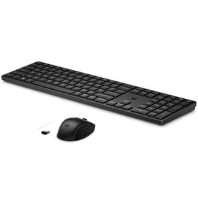 Keyboard and Wireless Mouse HP 4R009AA Black Spanish Qwerty by HP, Numeric keypads - Ref: S9912763, Price: 54,23 €, Discount: %