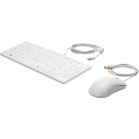 clavier et souris HP 1VD81AA Blanc de HP, Claviers numériques - Réf : S9912792, Prix : 147,79 €, Remise : %