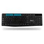 Clavier et souris sans fil NGS NGSWIRELESSSETALLUREKIT 1200 dpi 2.4 GHz Noir (1 Unité) de NGS, Claviers numériques - Réf : S9...