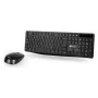 Clavier et souris sans fil NGS NGSWIRELESSSETALLUREKIT 1200 dpi 2.4 GHz Noir (1 Unité) de NGS, Claviers numériques - Réf : S9...