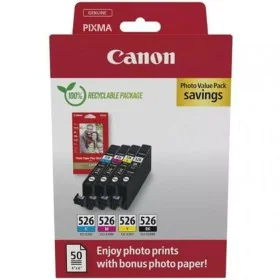 Pack de Tinta e Papel Fotográfico Canon 4540B019 de Canon, Toners e tinta de impressora - Ref: S9913211, Preço: 63,38 €, Desc...