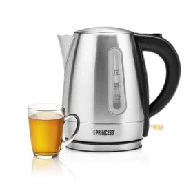 Kettle Princess 01.236023.01.001 1 L 2200W Grey Black/Silver Stainless steel Plastic 2200 W 1 L by Princess, Electric Kettles...