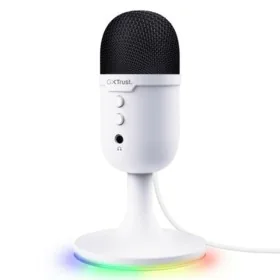 Microphone Trust GXT 234W Yunix Blanc de Trust, Microphones - Réf : S9913958, Prix : 38,47 €, Remise : %