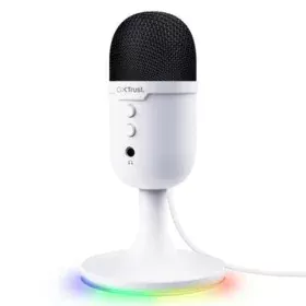 Microphone Trust GXT 234W Yunix Blanc de Trust, Microphones - Réf : S9913958, Prix : 38,47 €, Remise : %