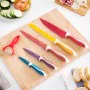 Set of Ceramic Coated Knives with Peeler Knoolvs InnovaGoods 6 Pieces by InnovaGoods, Kitchen Knife Sets - Ref: V0100530, Pri...