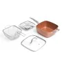 Conjunto de Frigideira Multifunções 5 em 1 Copper Coppans InnovaGoods 4 Peças de InnovaGoods, Frigideiras - Ref: V0100831, Pr...